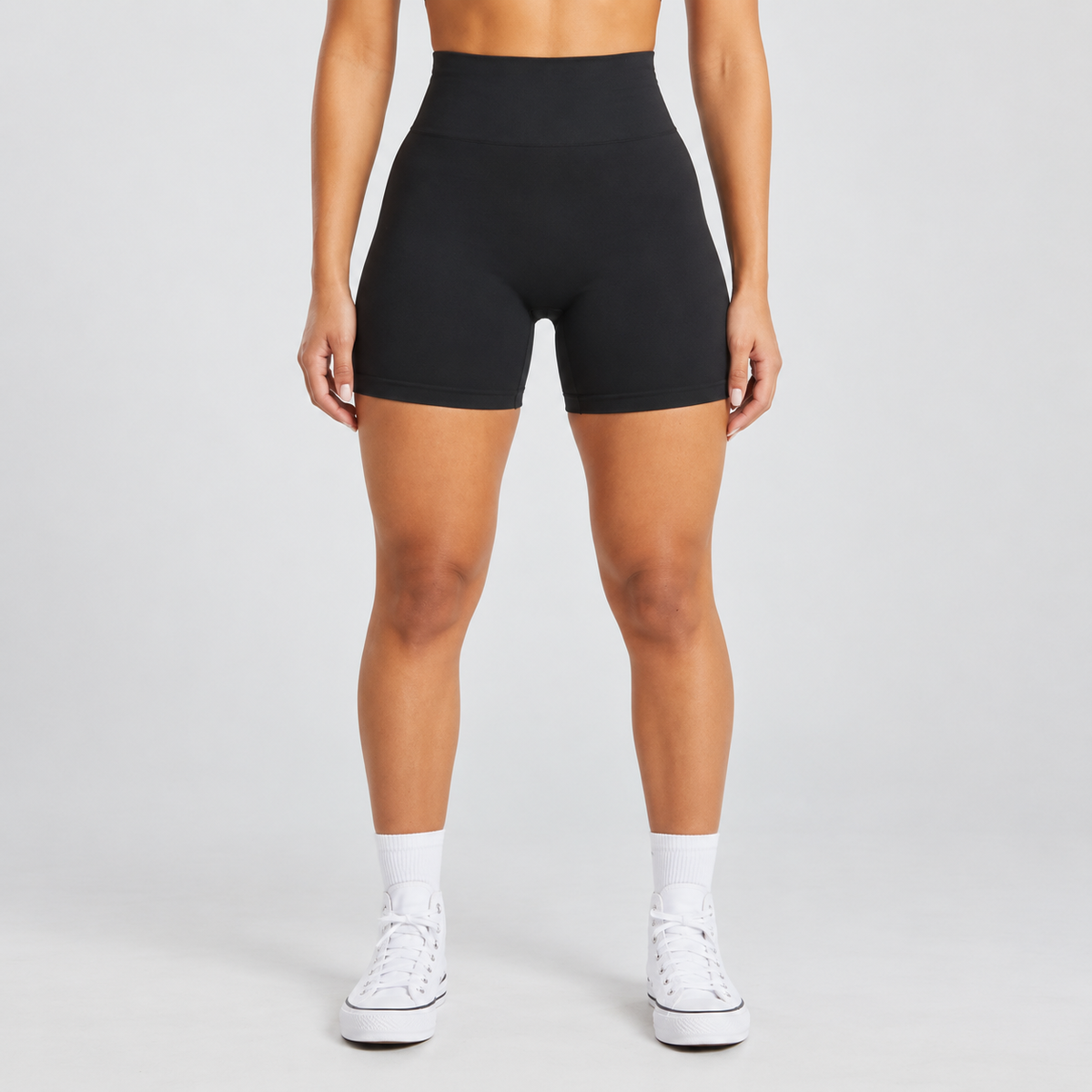 Short deportivo seamless mujer de cintura alta