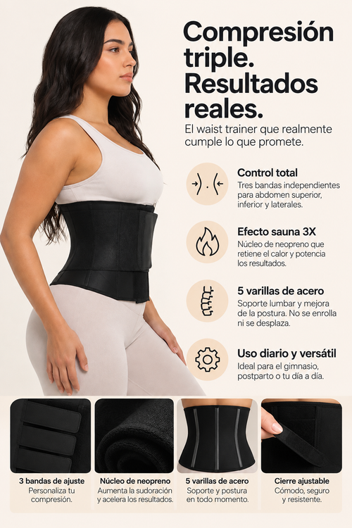 Faja moldeadora BodyBloom vista posterior