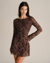Vestido Mini Floral de Tul para mujer